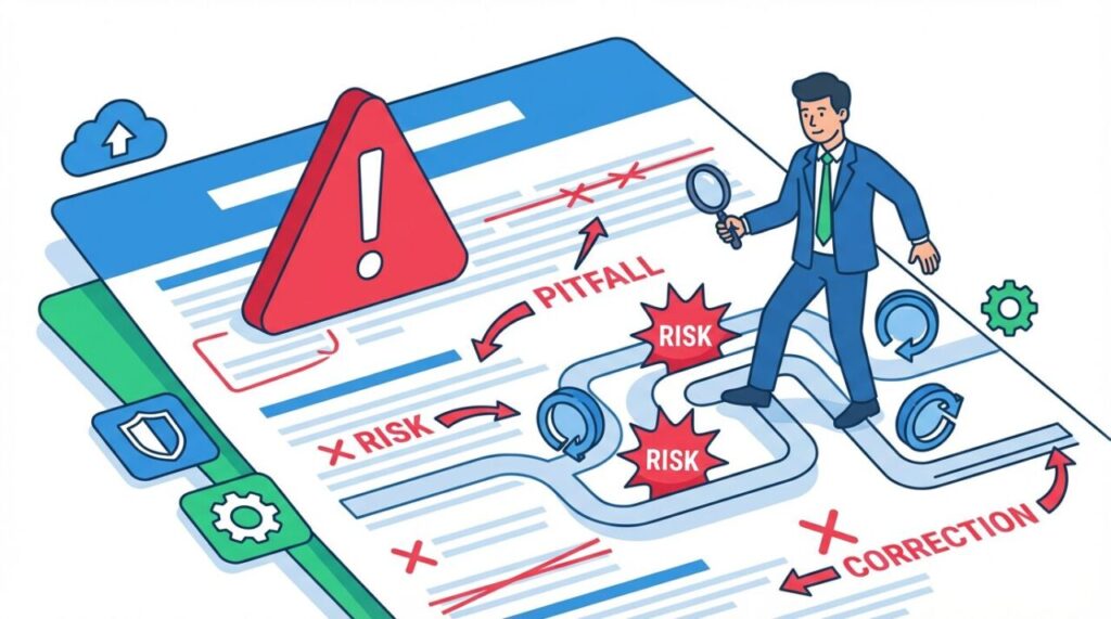 プライバシーポリシーのリスクを探す人